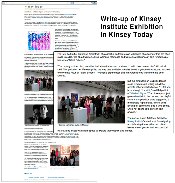 Kinsey Exhibition Write-up