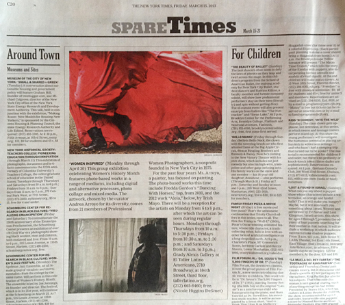 Grady Alexis Gallery Write-up in the NY Times