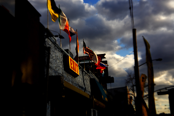 Flags, Greenpoint : Through a Plastic Lens : Catherine Kirkpatrick Photography