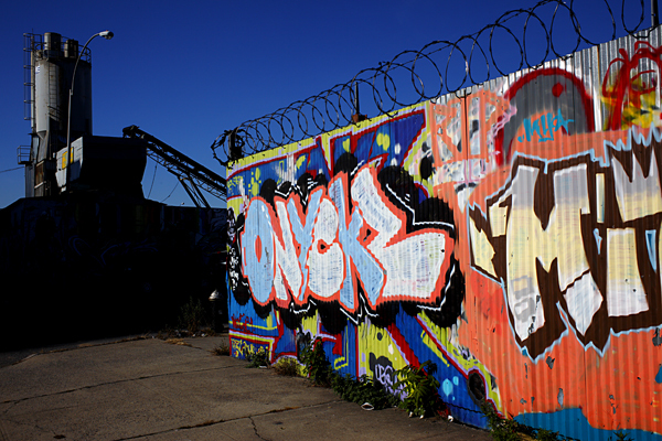 Factory and Graffiti, East Williamsburg : Urban Landscapes : Catherine Kirkpatrick Photography