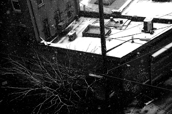 Devoe Street in Snow : Urban Winter : Catherine Kirkpatrick Photography