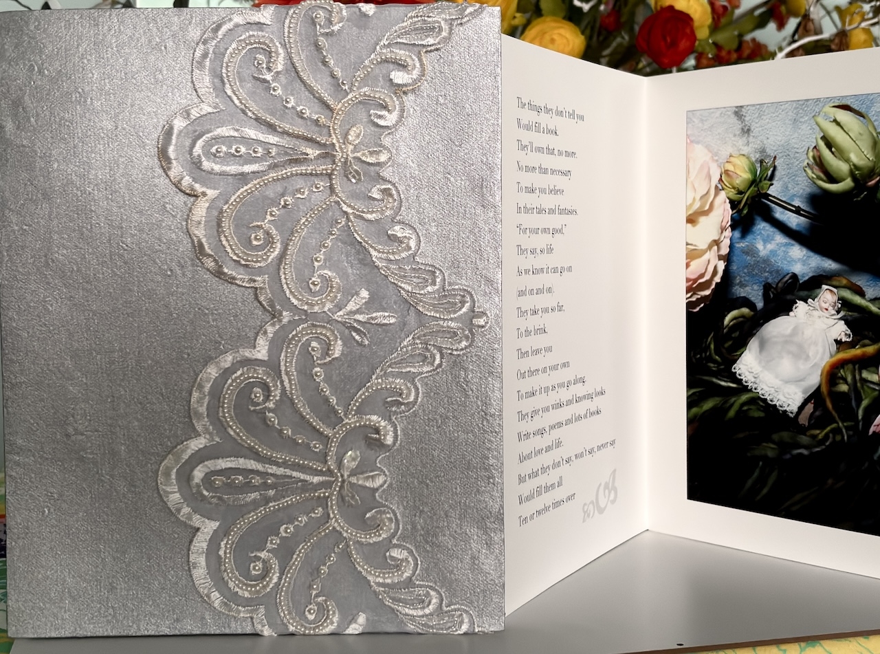 Artist's book (view of cover) : Fractured Fairy Tales : Catherine Kirkpatrick Photography